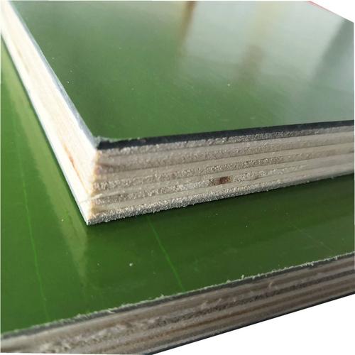 16毫米 18毫米杨树材料绿色 pp 塑料薄膜面临建筑用海洋胶合板